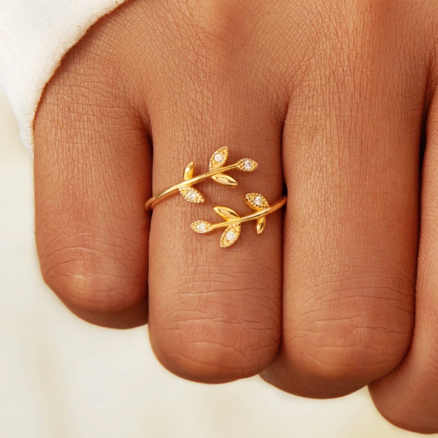 GildedFoliage Leaf Shape Ring✨