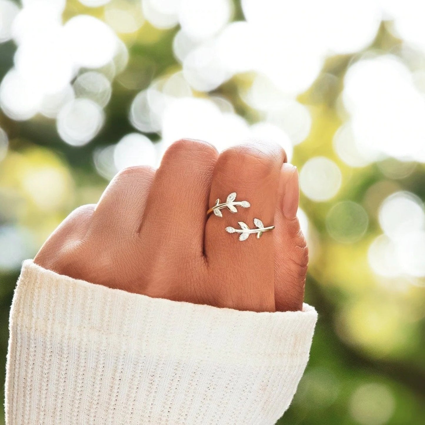 GildedFoliage Leaf Shape Ring✨